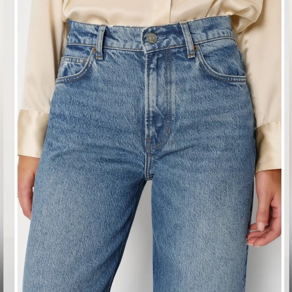 Reformation Cary High Rise Slouchy Wide Leg Jeans - Picture 4 of 8